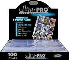 Ultra Pro Platinum Series Hologram 100ct 9-Pocket Pages